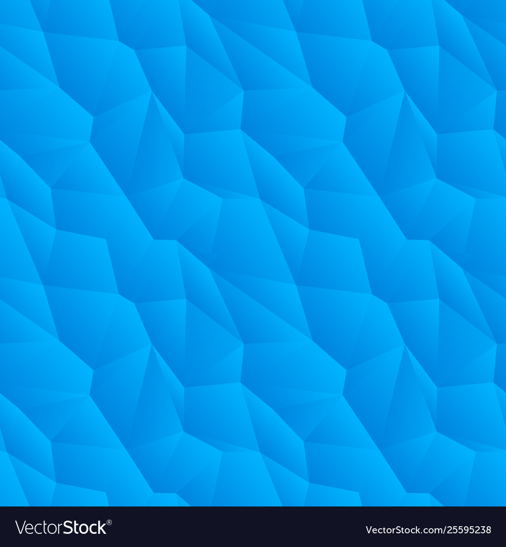 Blue Triangulated Abstract Pattern
