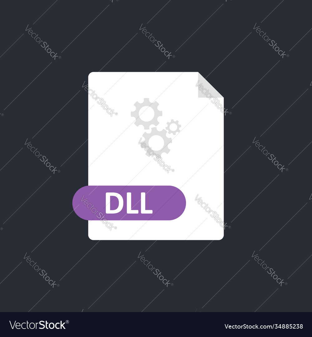 Dll file icon dynamic link library format