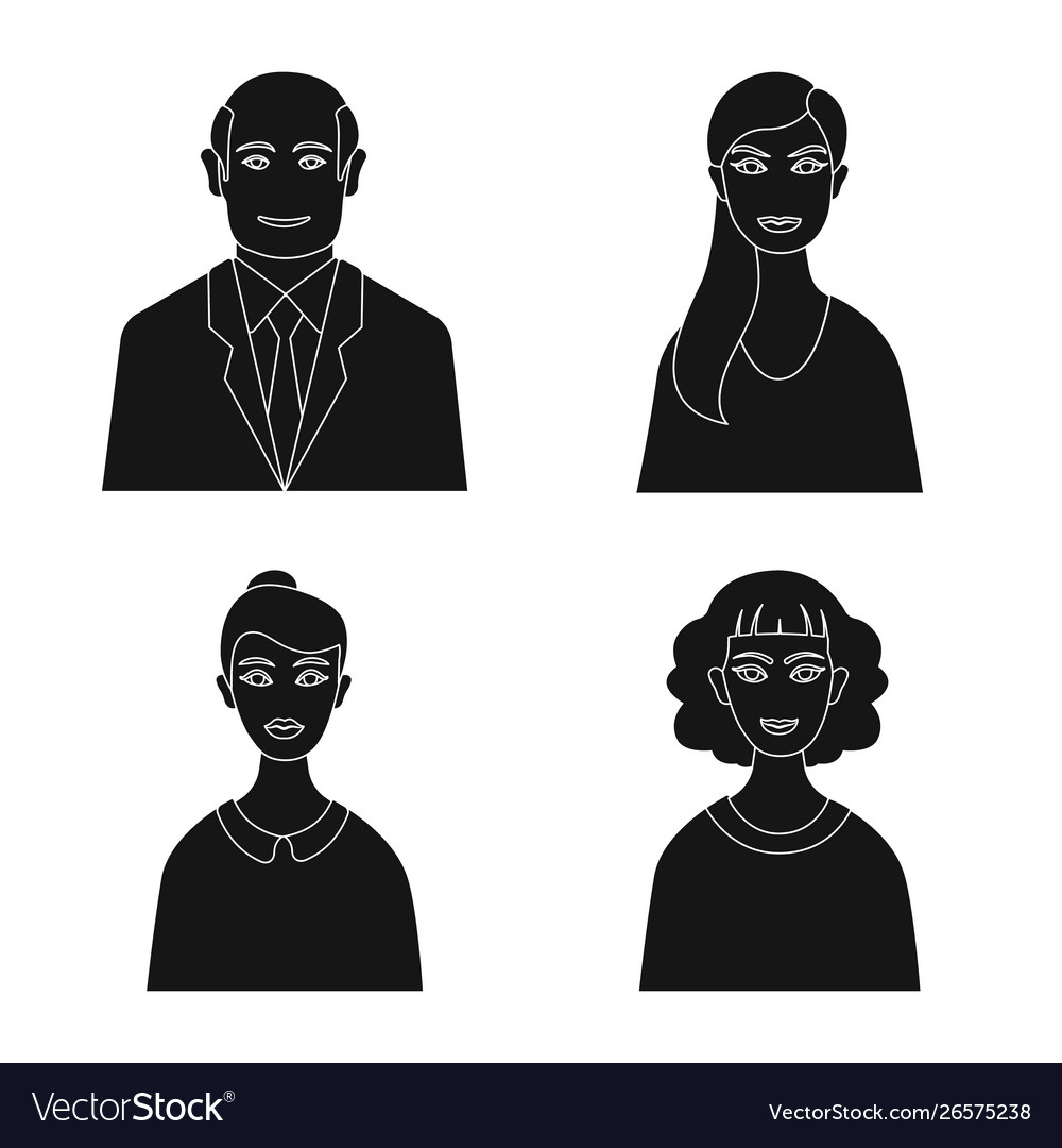 Isolated object photo and character icon