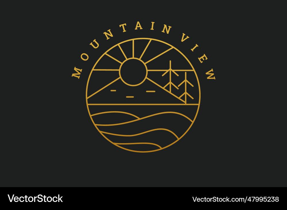 Mountain Royalty Free Vector Image - VectorStock