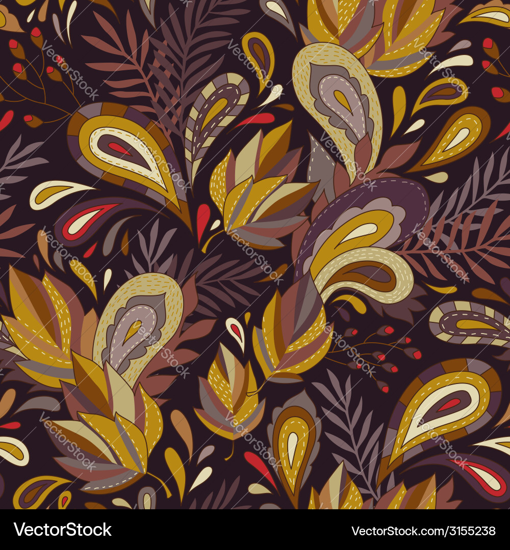 Pattern autumn Royalty Free Vector Image - VectorStock