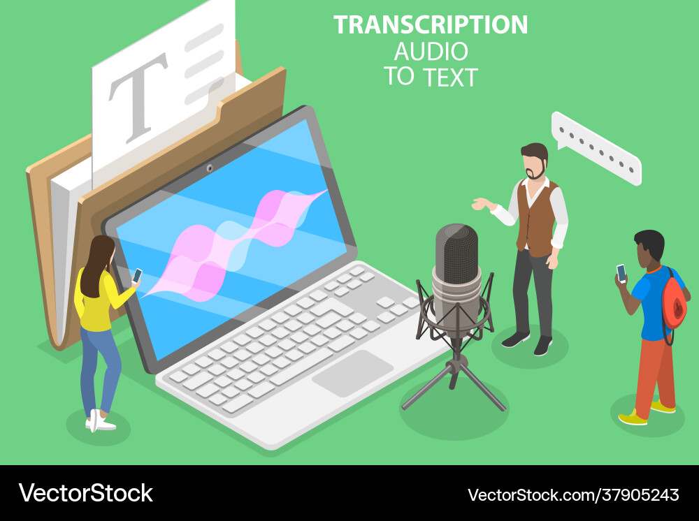 3d isometric flat conceptual Royalty Free Vector Image