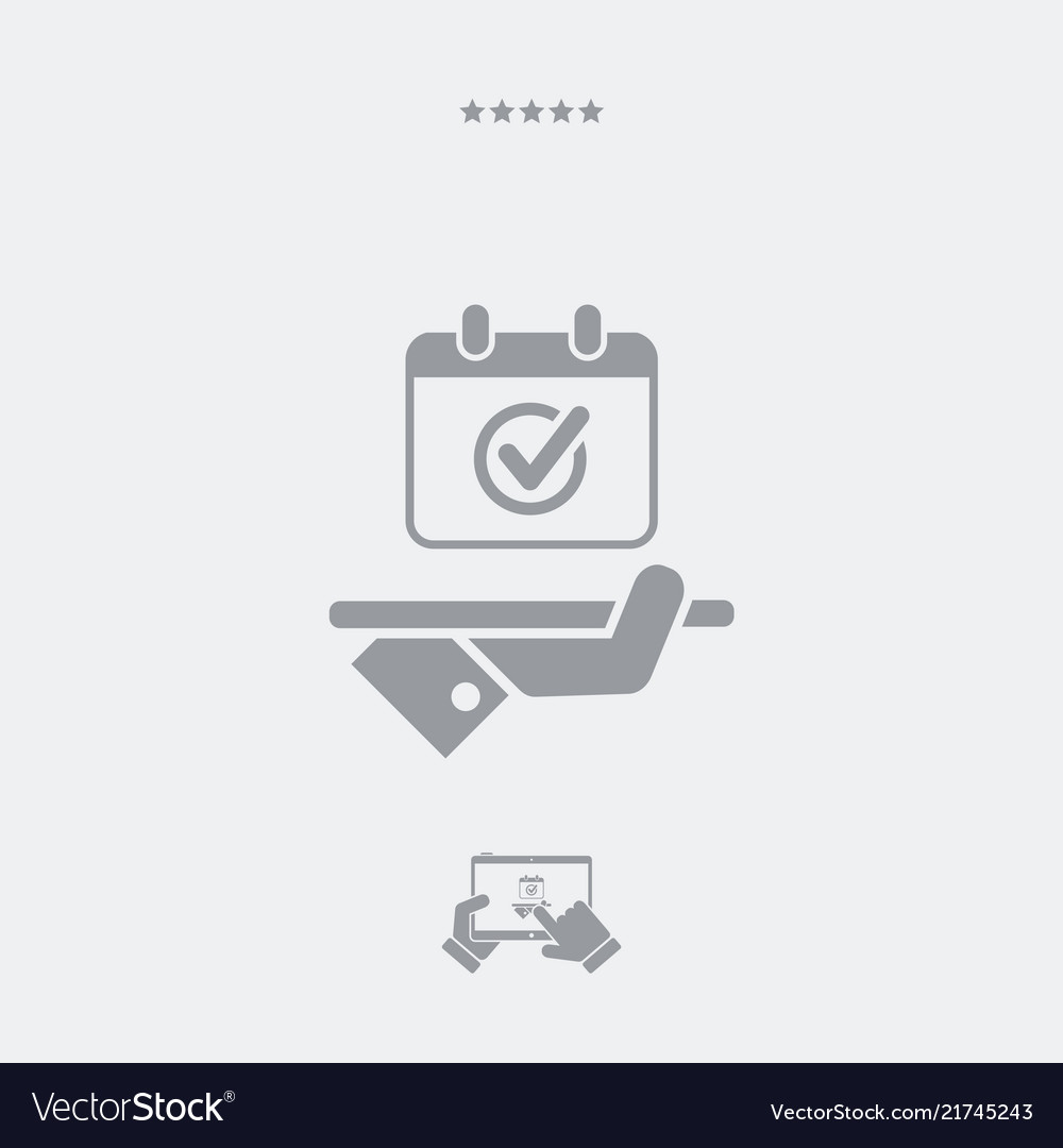 Appointment checking - web icon