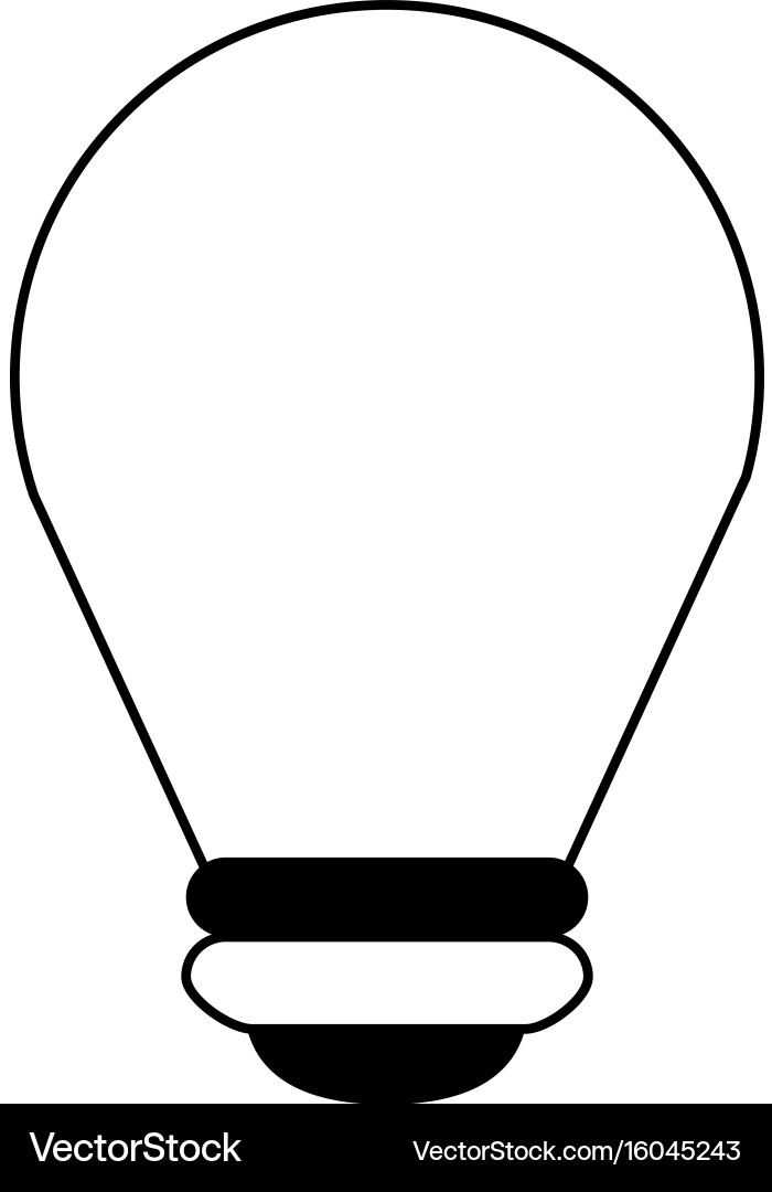 Bulb electricity energy life Royalty Free Vector Image