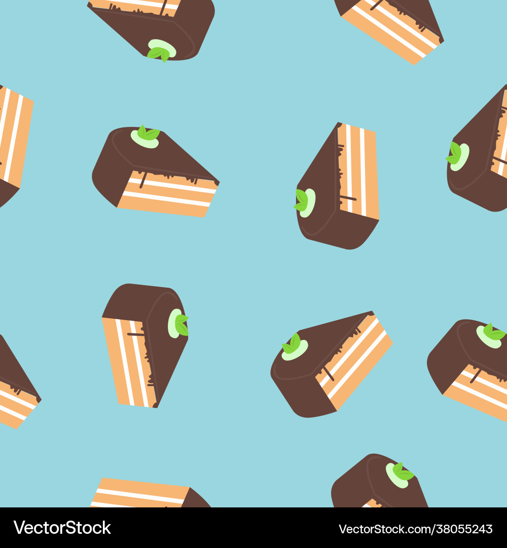 Cake pattern Royalty Free Vector Image - VectorStock