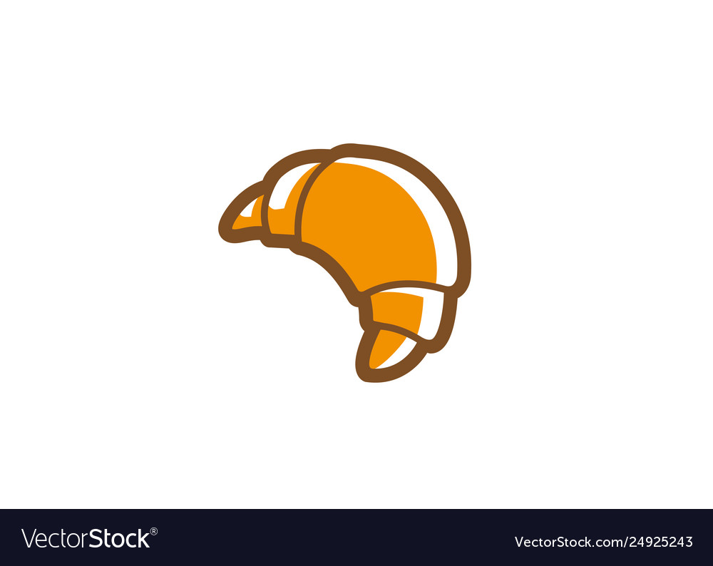 Elegant Croissant Logo