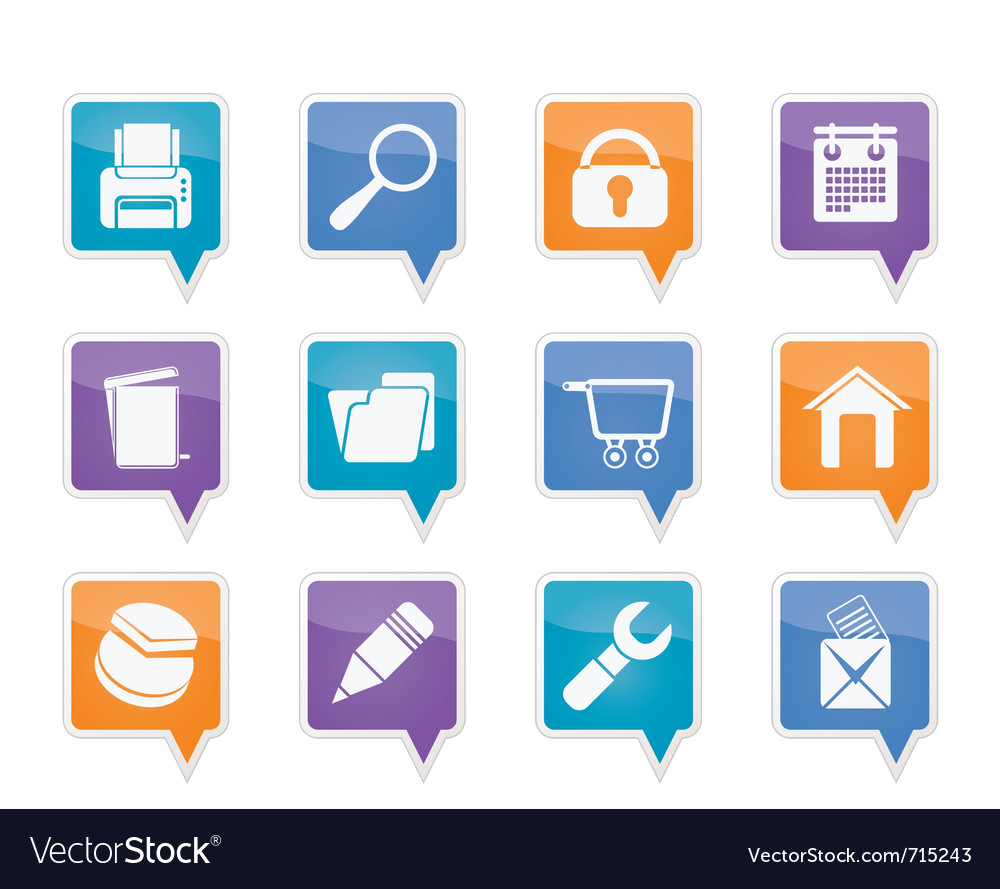 Internet and computer icons