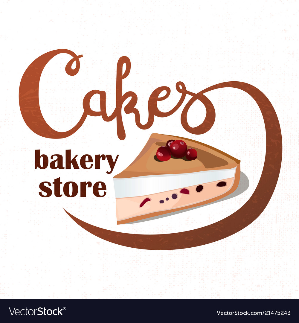 Logo sign style for the confectionery bakery