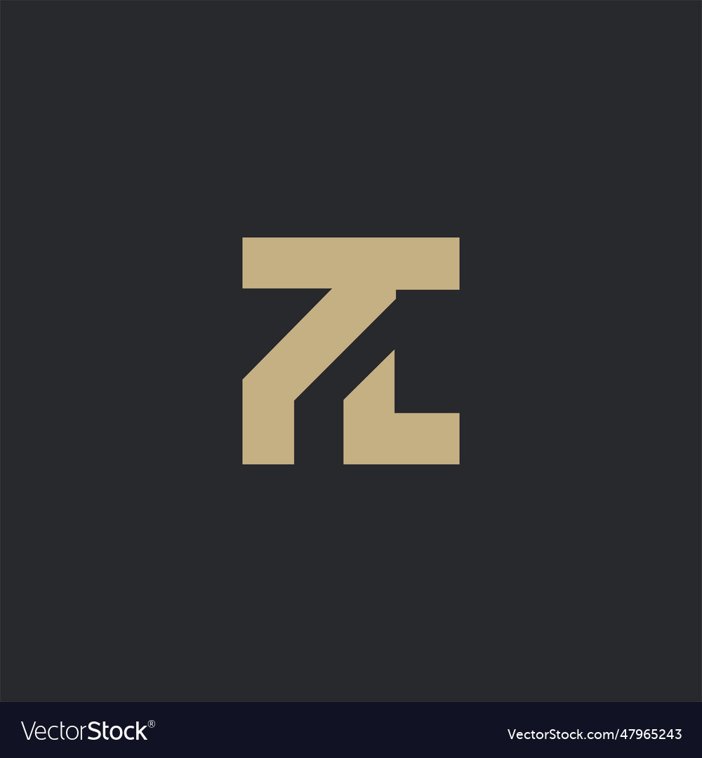 Tl initial letter logo design image