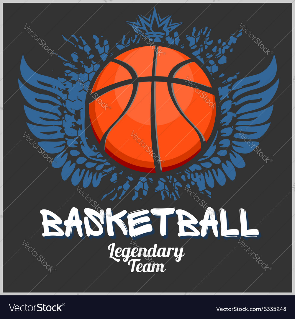 Basketball championship - emblem for t