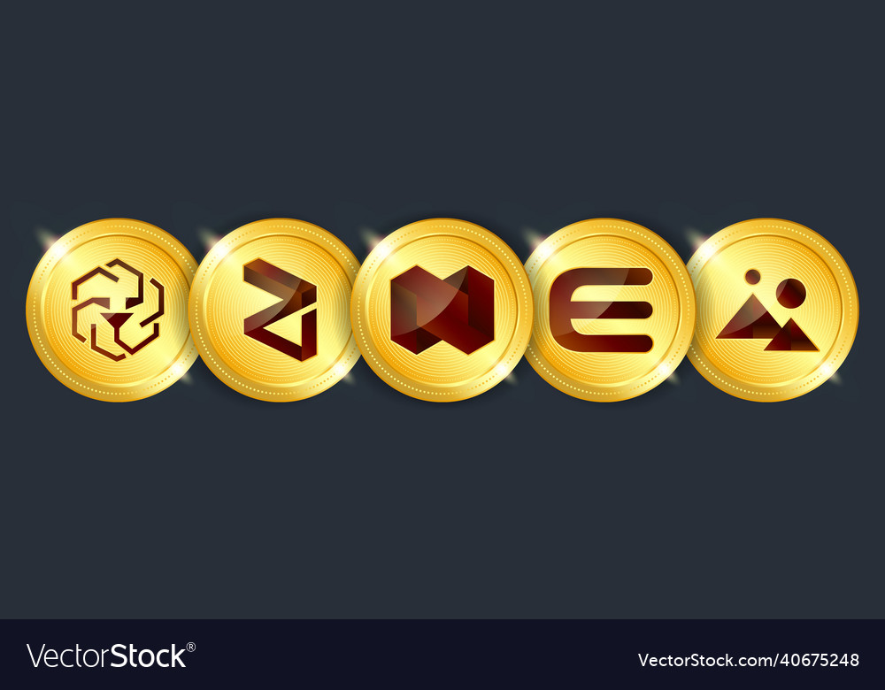 Crypto currency digital payment system blockchain vector image Crypto currency digital payment system blockchain