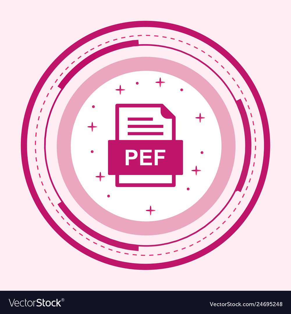 Pef file document icon