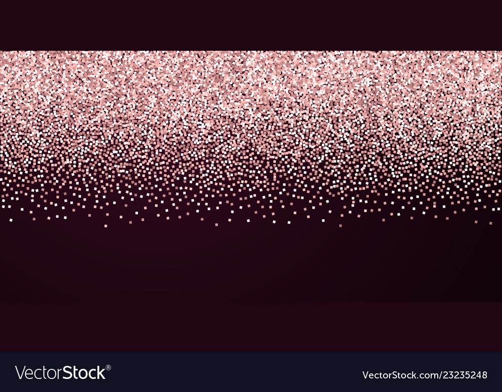 Pink gold glitter luxury sparkling confetti scatt Vector Image