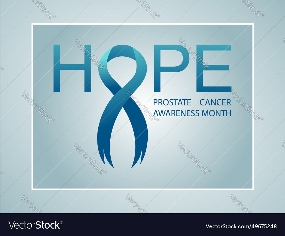 Prostate cancer awareness background Royalty Free Vector