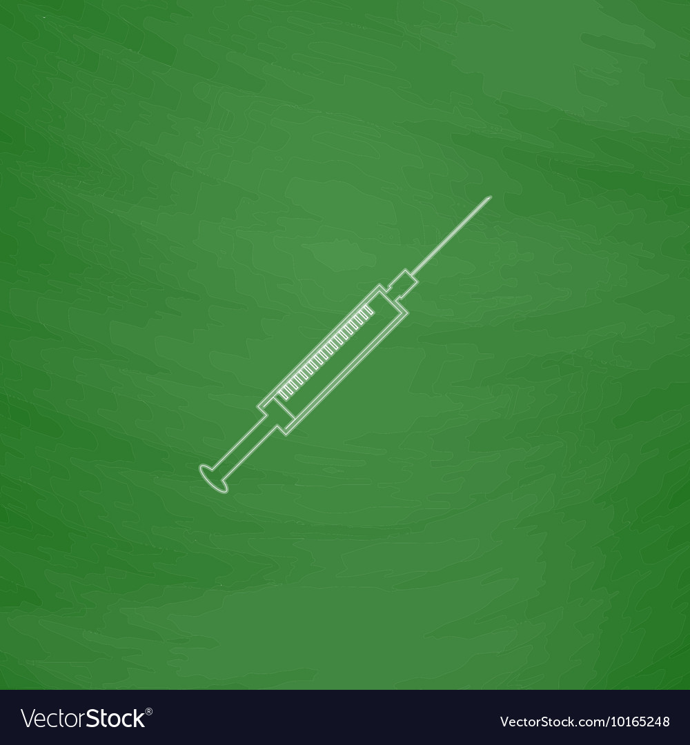 Syringe computer symbol