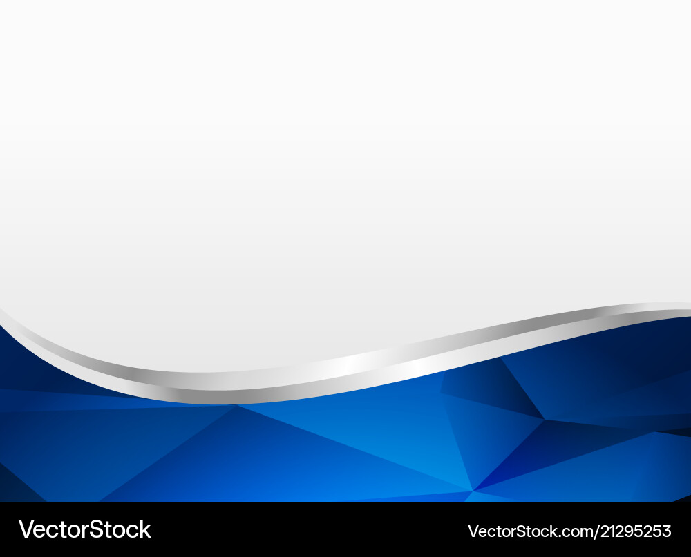 Dynamic Blue Wave Background Royalty Free Vector Image
