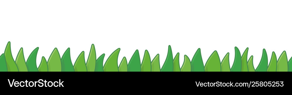 Green grass border Royalty Free Vector Image - VectorStock