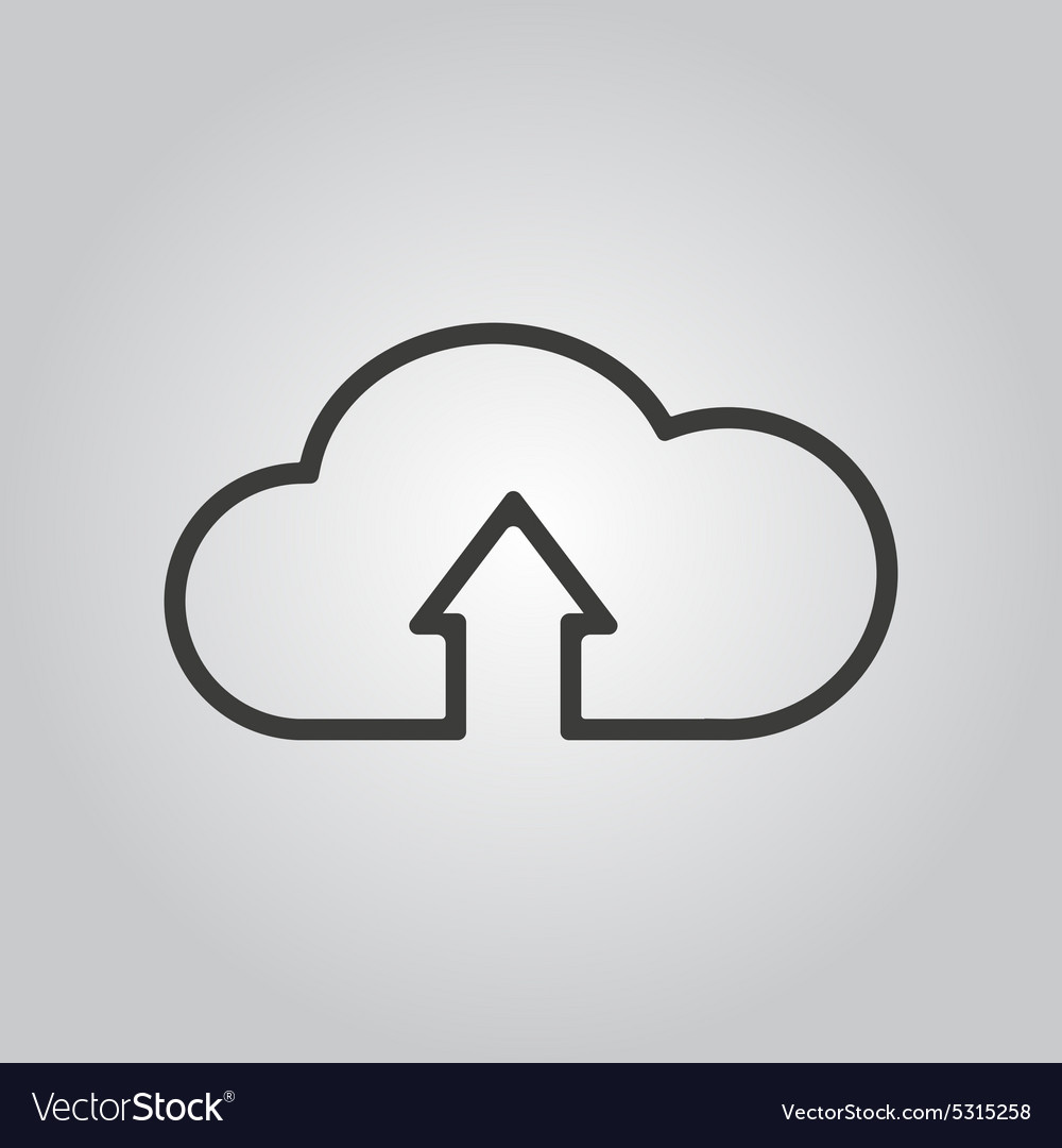 Cloud Upload Icon - Data Storage