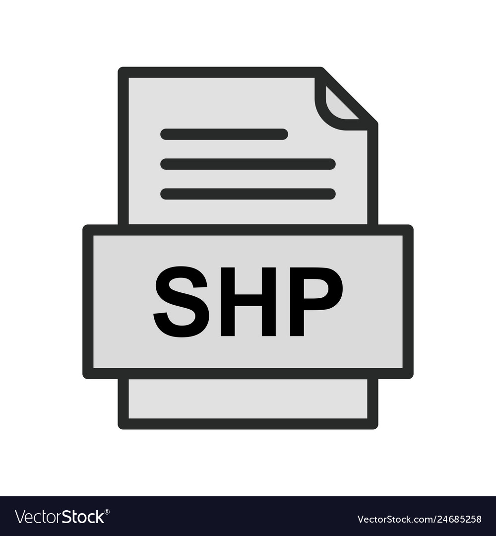 Shp file document icon