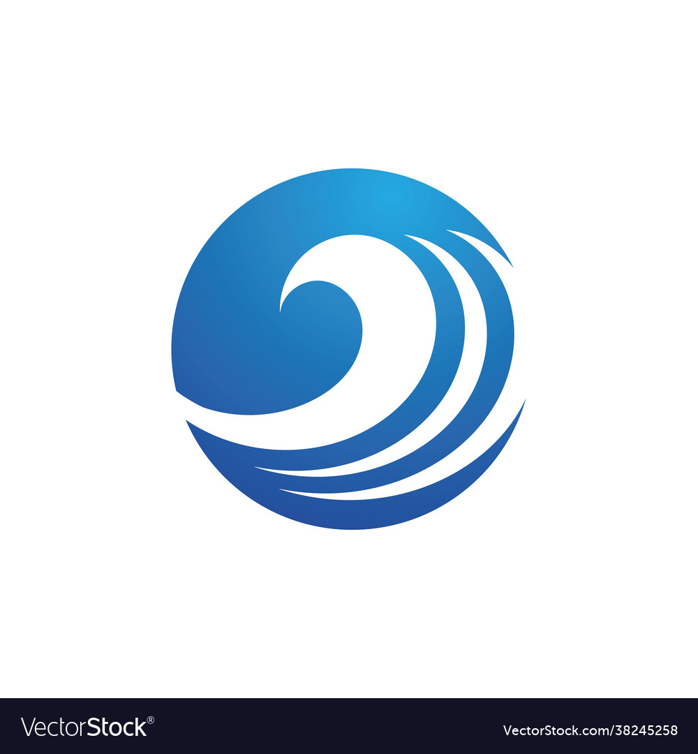 Water Wave Icon Royalty Free Vector Image - Vectorstock