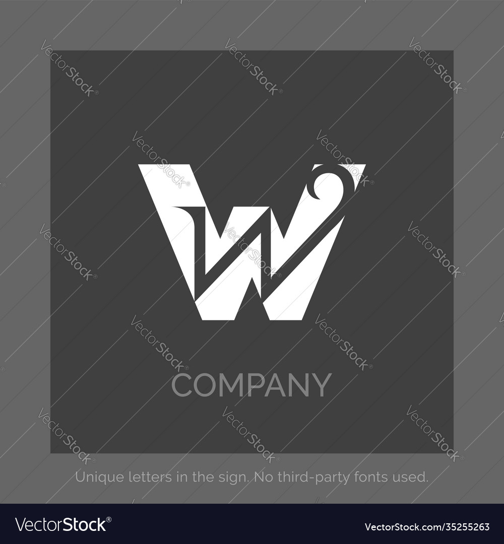 Letter Sign Design Royalty Free Vector Image - Vectorstock