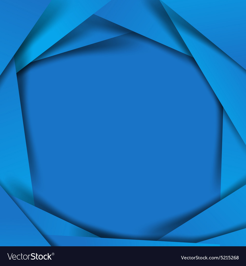 Abstract blue background overlap layer and shadow
