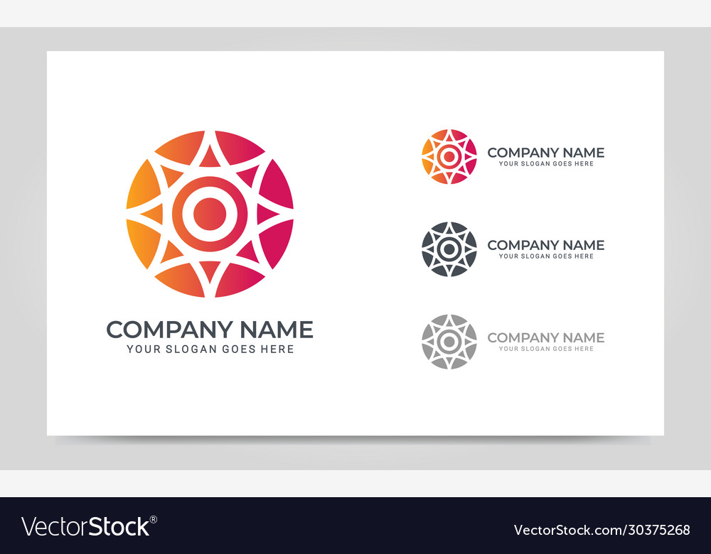 Abstrakte digitale Technologie Symbol Logo Design