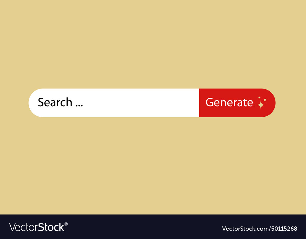 Ai generate prompt concept bar background vector image Ai generate prompt concept bar background