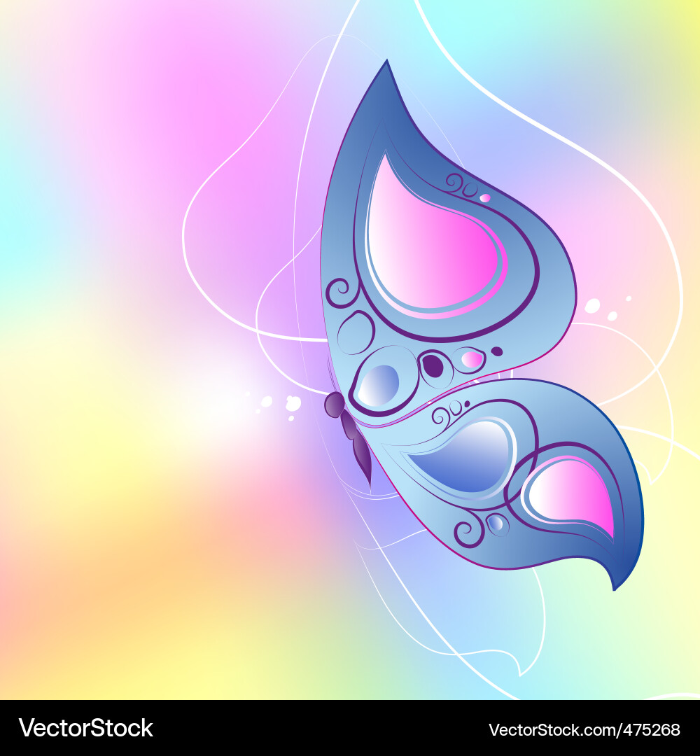 Butterfly Royalty Free Vector Image - VectorStock