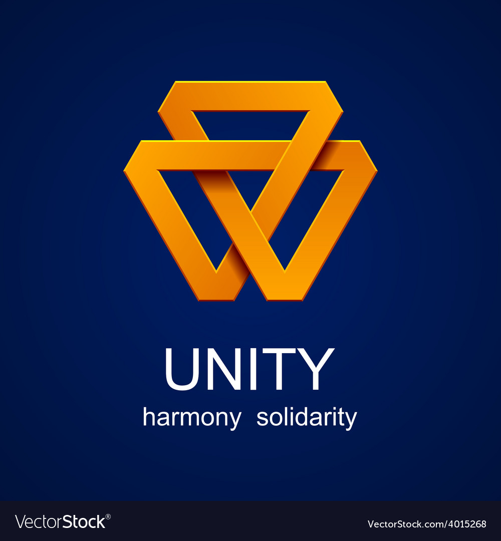 Orange Triangle Icon - Unity Shape