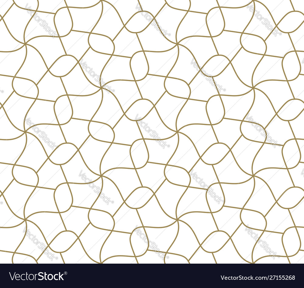 Seamless pattern with abstract geometric line vector image Seamless pattern with abstract geometric line
