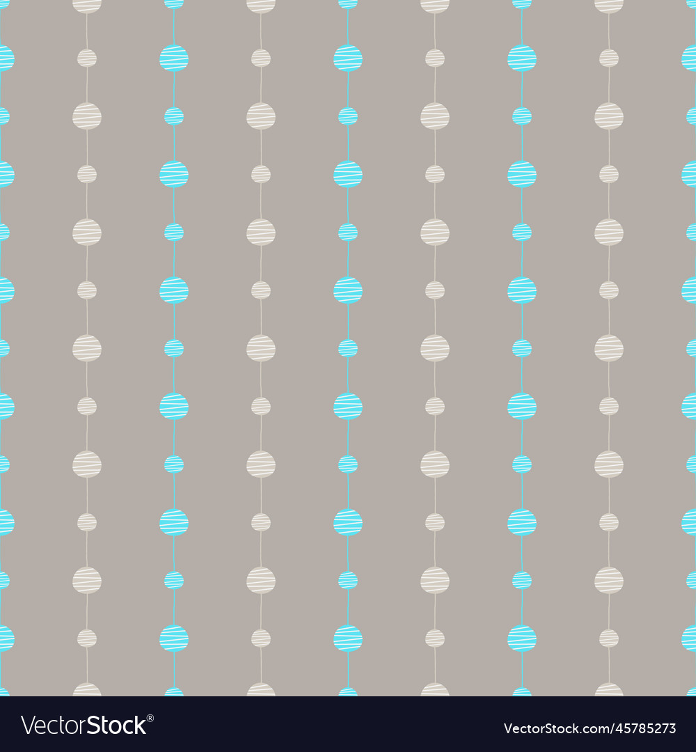 Abstract seamless pattern lines with circles