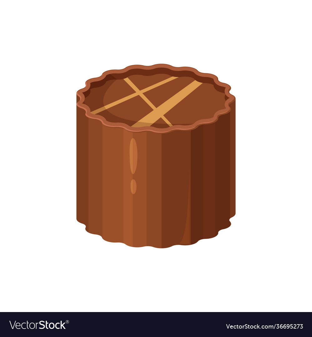 Schokolade Bonbons mit Praline und Gandache Füllung vector image Schokolade Bonbons mit Praline und Gandache Füllung