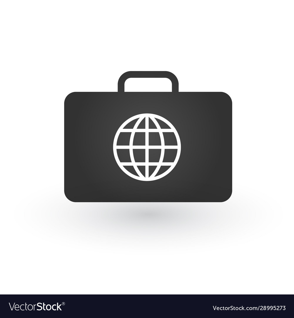 global travel suitcase