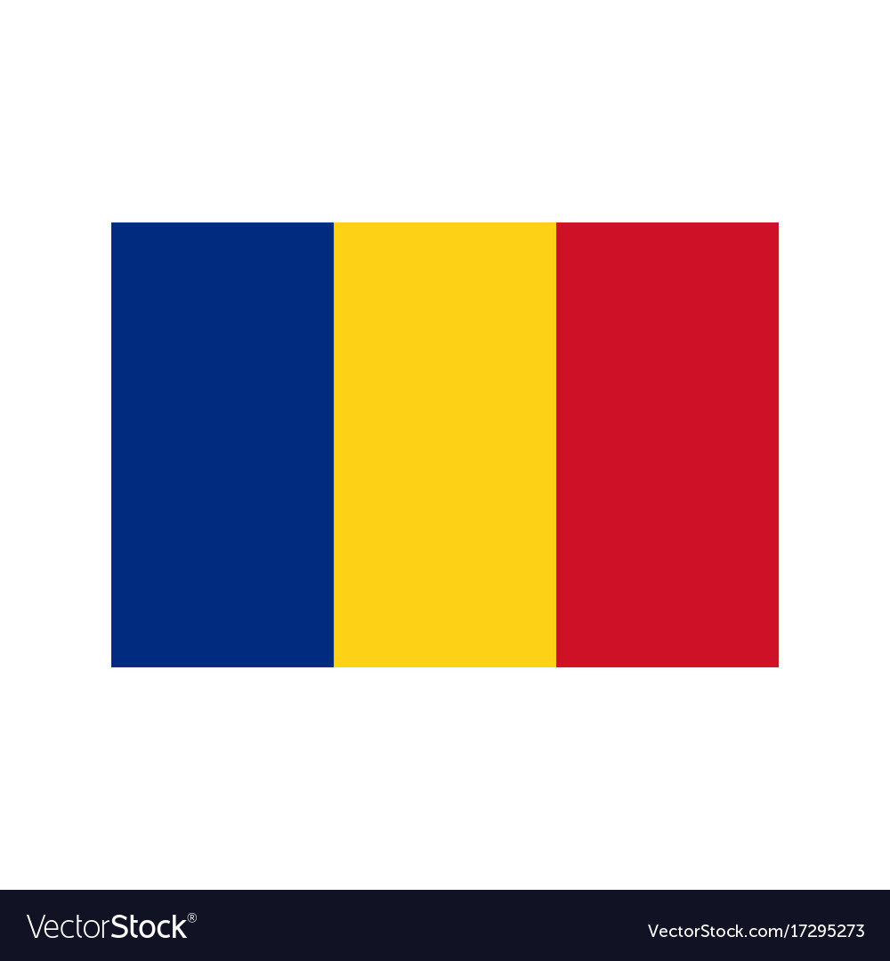 Romania flag Royalty Free Vector Image - VectorStock