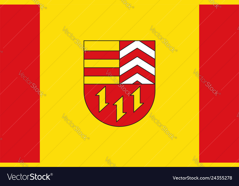 Flag of vechta in lower saxony germany