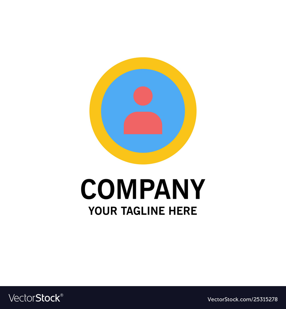 Interface navigation user business logo template