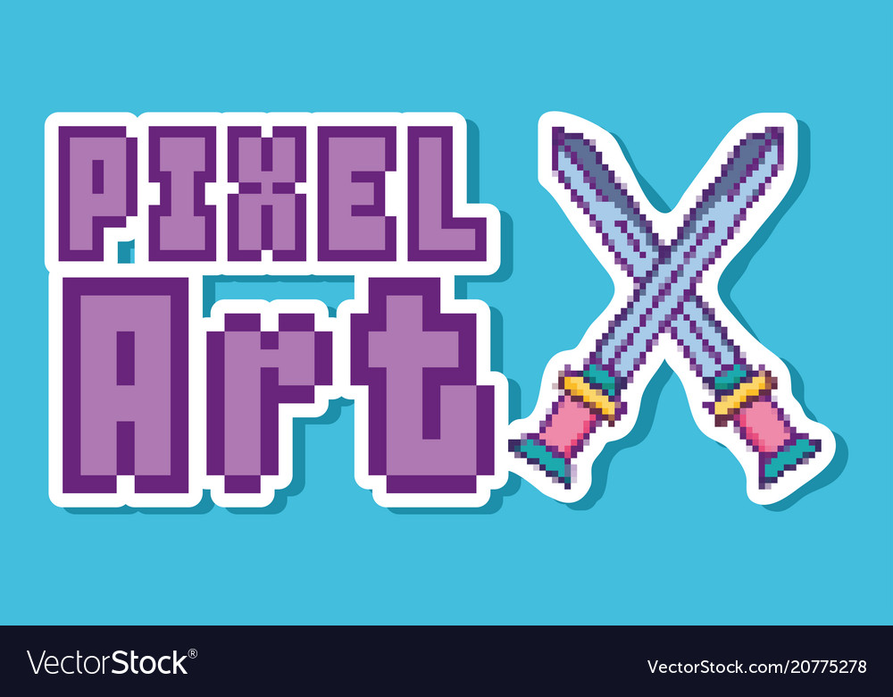 Pixel art concept Royalty Free Vector Image - VectorStock
