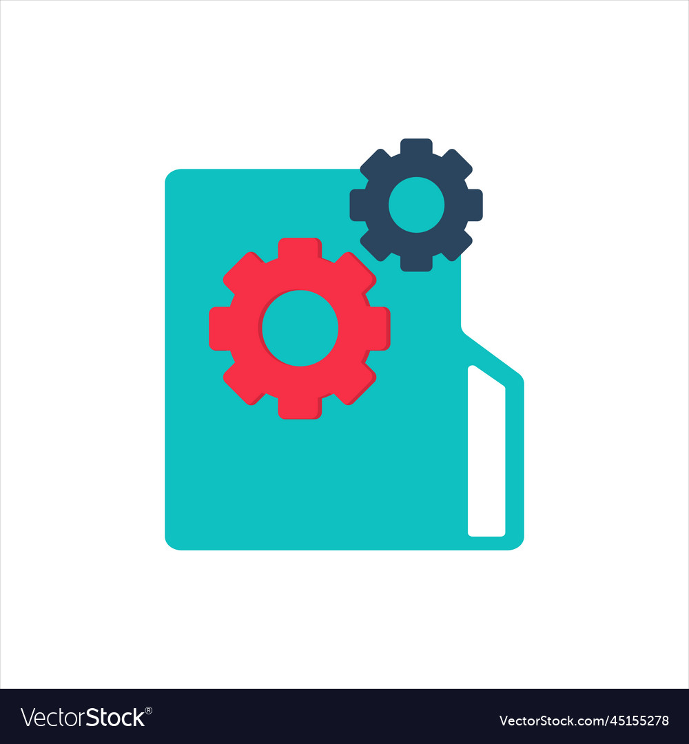 Statistics data analysis icon vector image Statistics data analysis icon