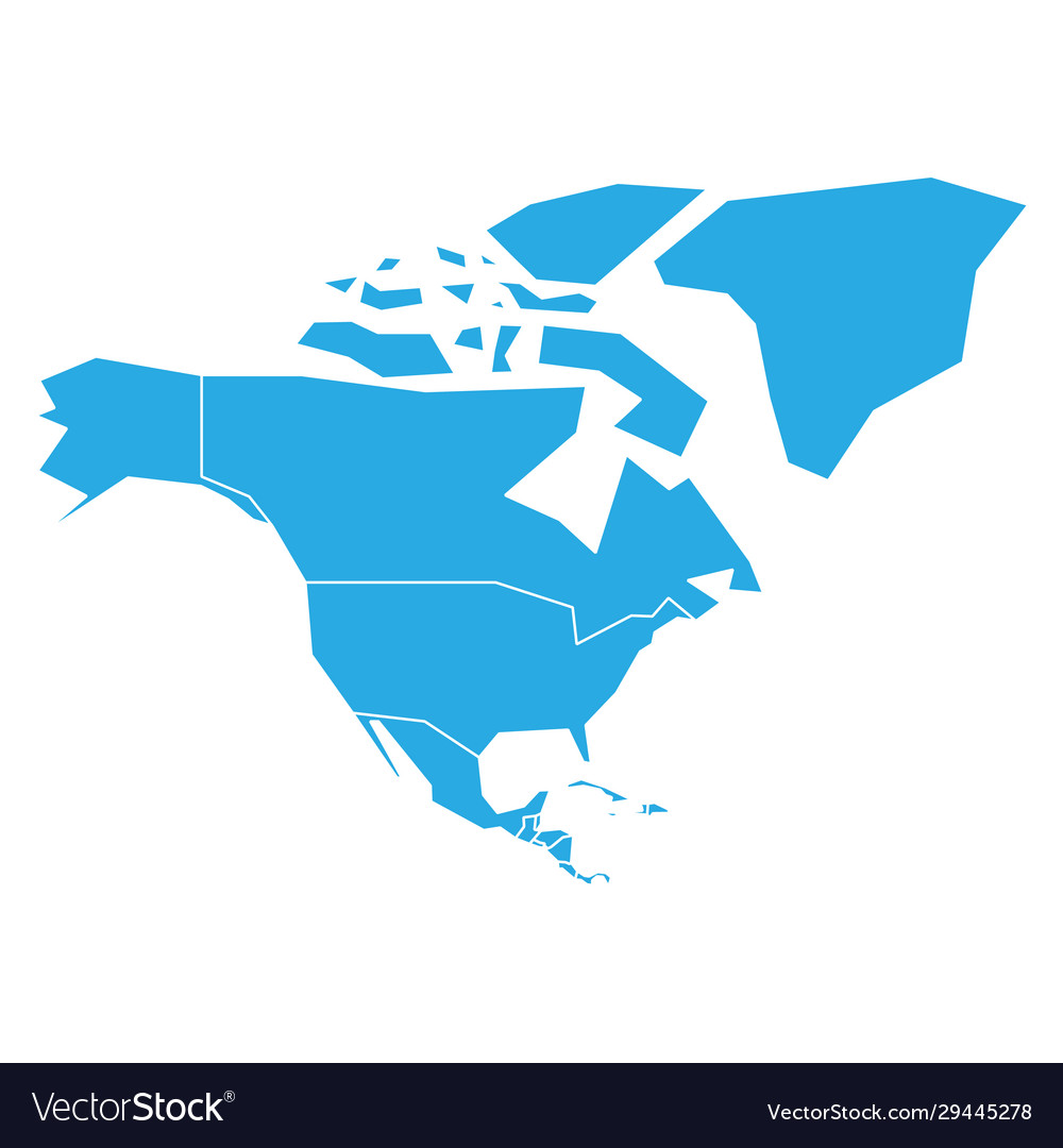 Very simplified infographical political map