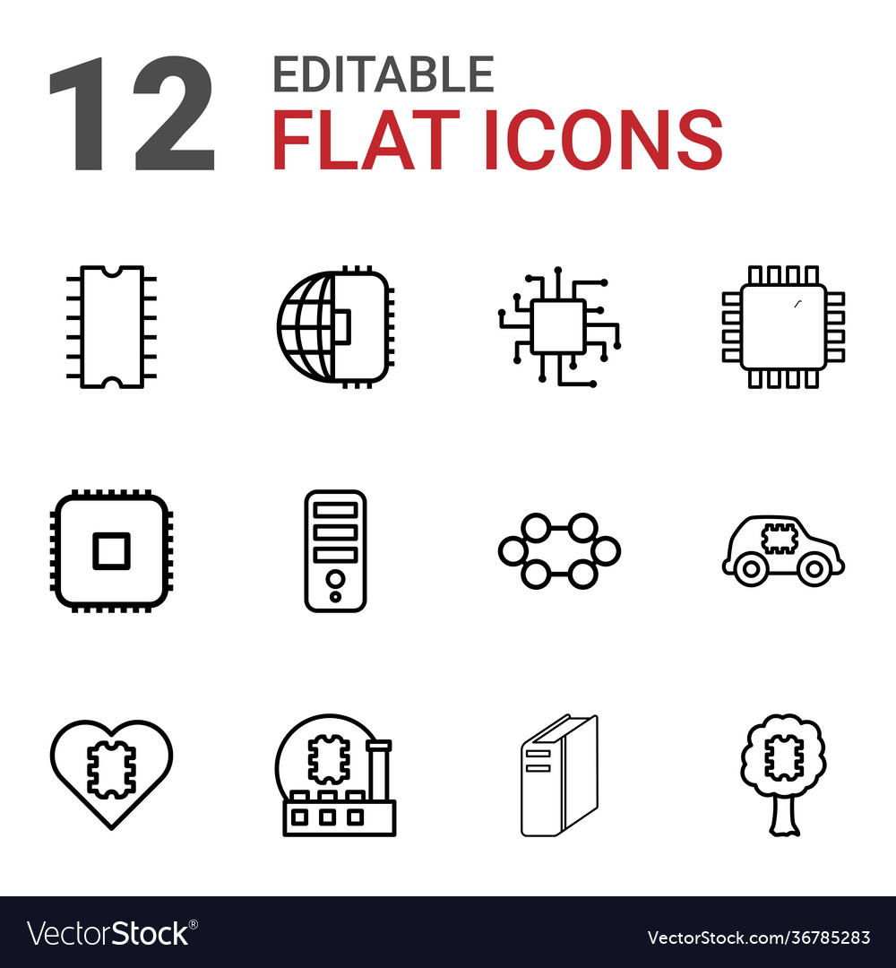 12 processor icons