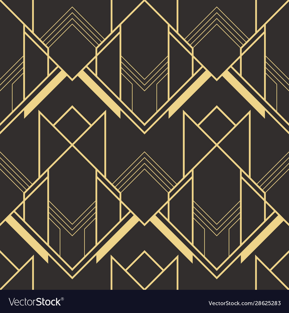 Abstract art deco geometric pattern Royalty Free Vector