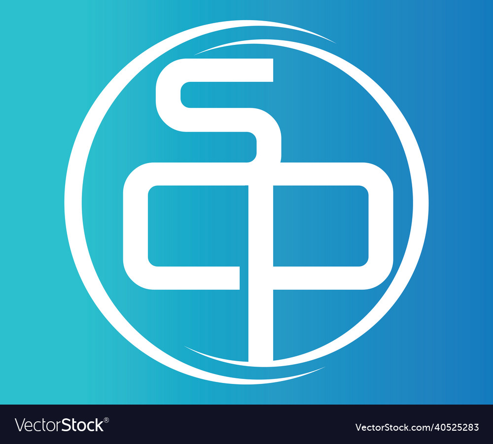 Scp logo design set Royalty Free Vector Image - VectorStock