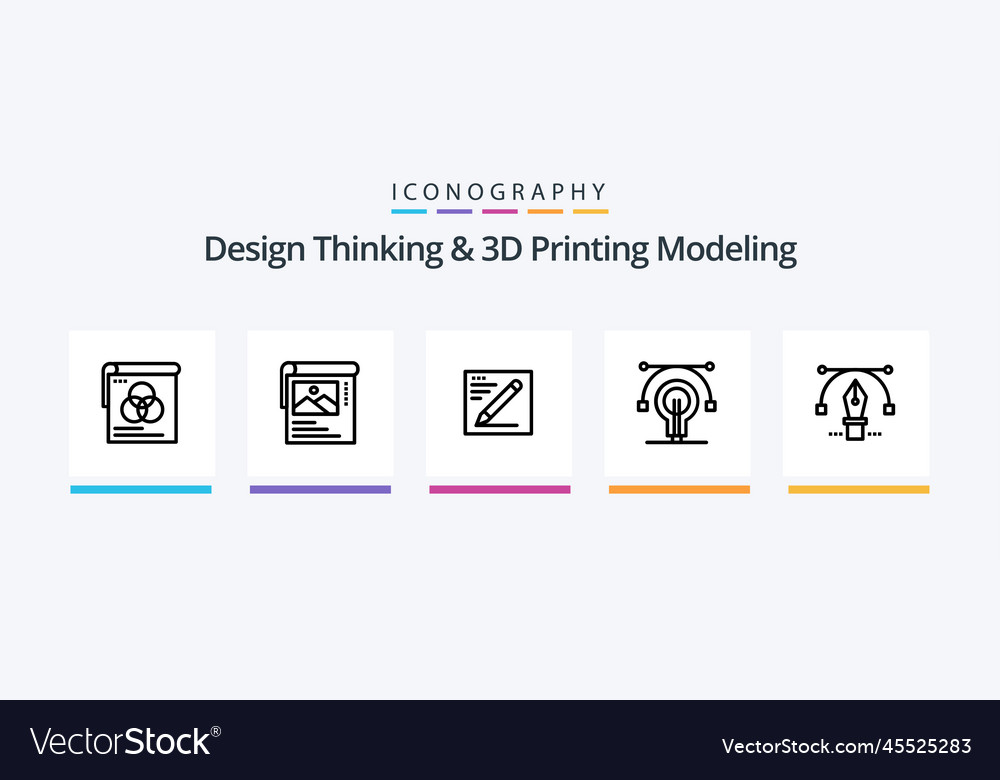 Design thinking and d printing modeling line 5