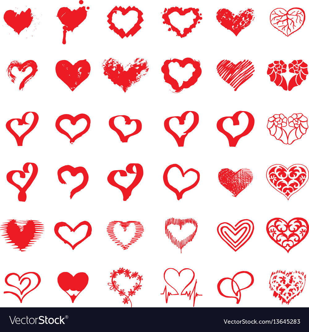Heart logo vector image Heart logo