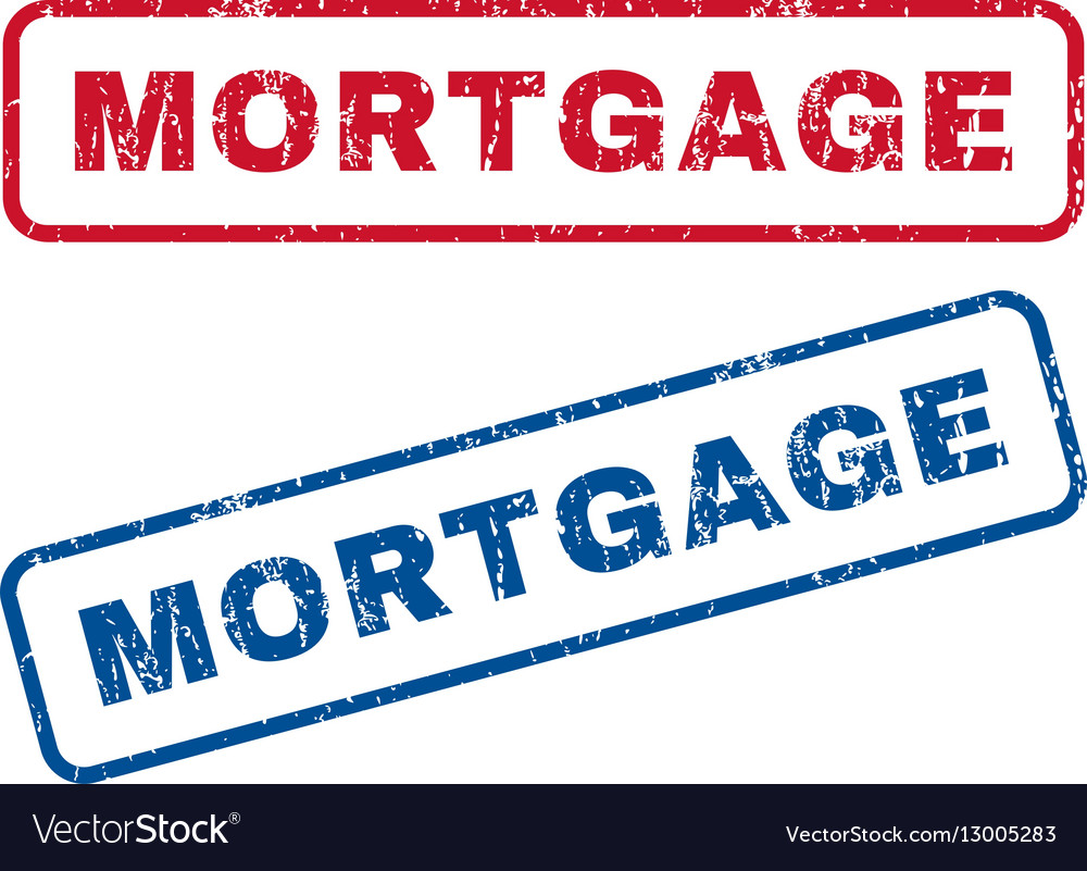 Mortgage rubber stamps