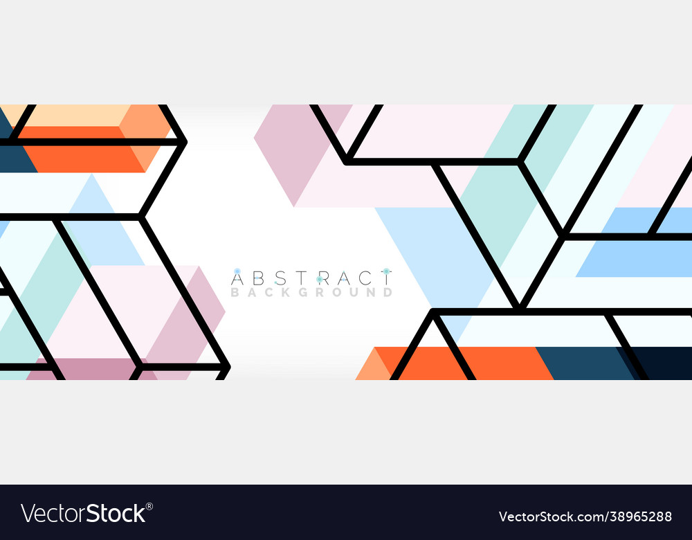 Abstract background 3d cubes cubic elements vector image Abstract background 3d cubes cubic elements