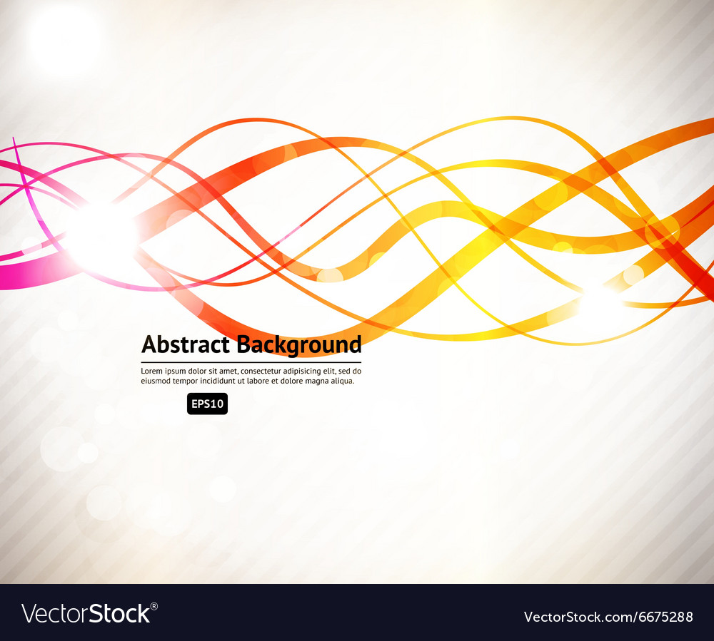 Abstract background with curved lines
