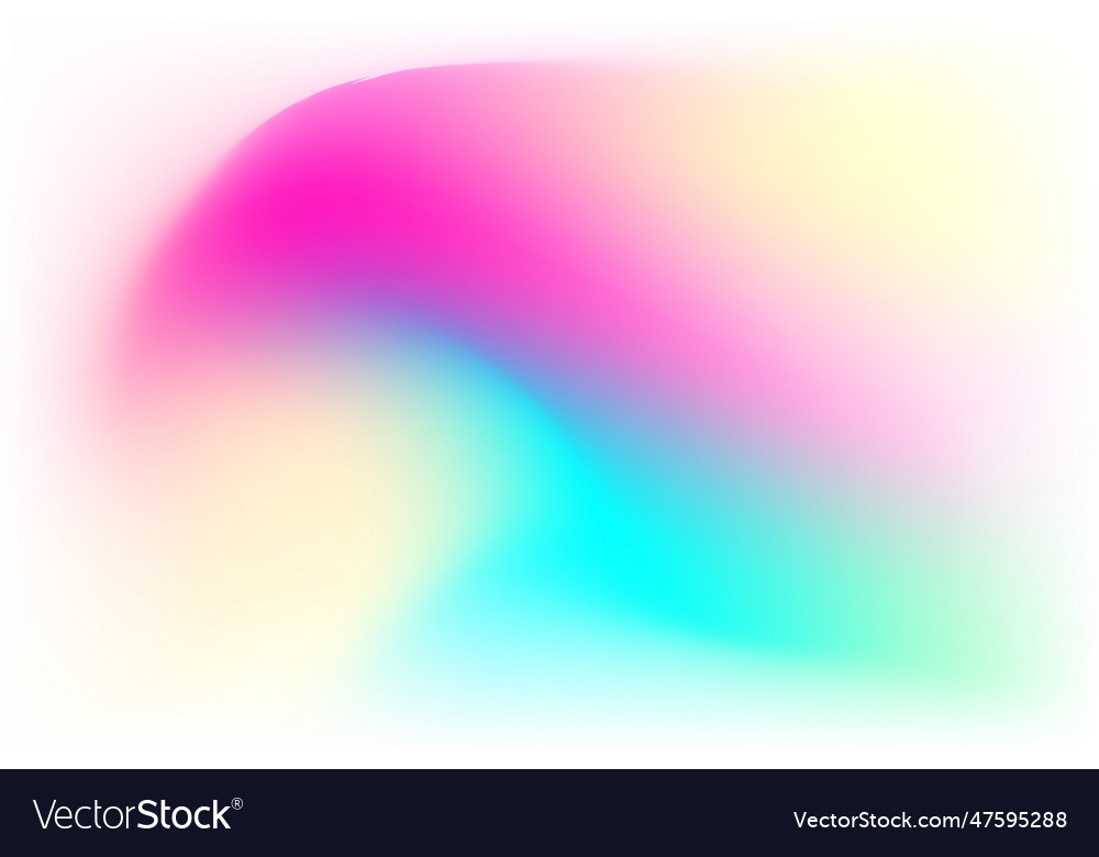 Abstract gradient colors flowing background design vector image Abstract gradient colors flowing background design