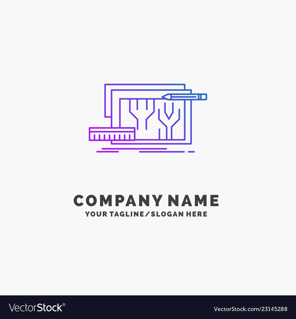 Architecture blueprint circuit design engineering vector image Architecture blueprint circuit design engineering